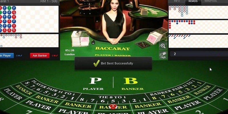 Bàn cược baccarat online
