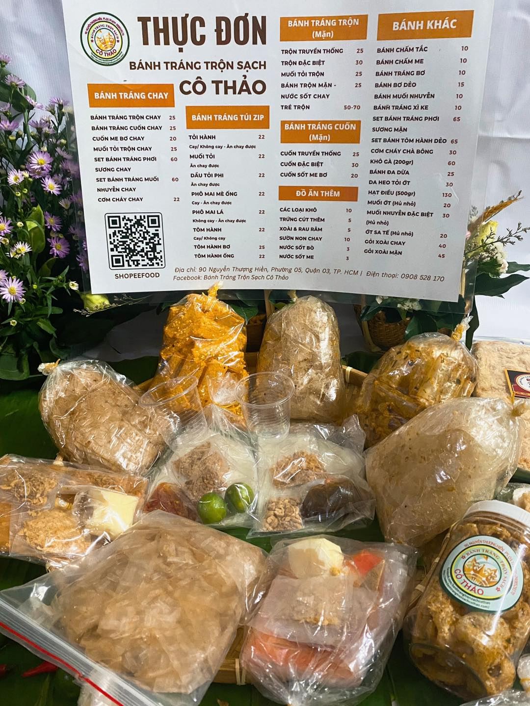 Bánh tráng trộn sạch Sài Gòn